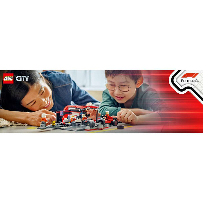 LEGO Pitstop E Meccanici Con Monoposto Ferrari F1® - 60443
