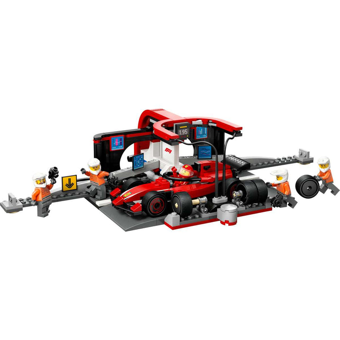LEGO Pitstop E Meccanici Con Monoposto Ferrari F1® - 60443