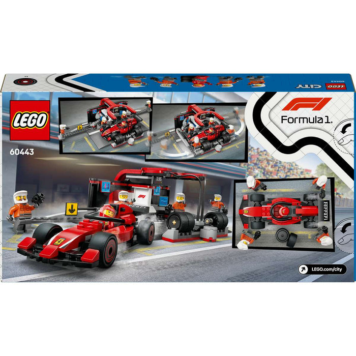 LEGO Pitstop E Meccanici Con Monoposto Ferrari F1® - 60443