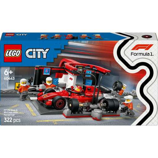 LEGO Pitstop E Meccanici Con Monoposto Ferrari F1® - 60443