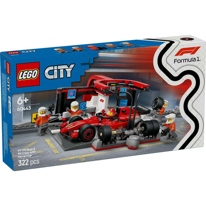 LEGO Pitstop E Meccanici Con Monoposto Ferrari F1® - 60443