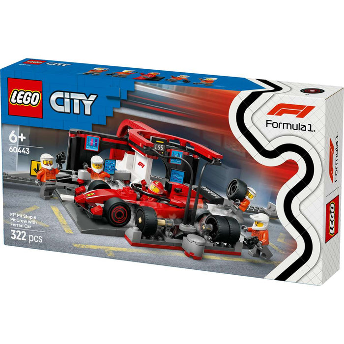 LEGO Pitstop E Meccanici Con Monoposto Ferrari F1® - 60443