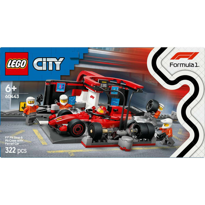 LEGO Pitstop E Meccanici Con Monoposto Ferrari F1® - 60443