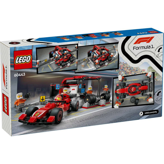 LEGO Pitstop E Meccanici Con Monoposto Ferrari F1® - 60443