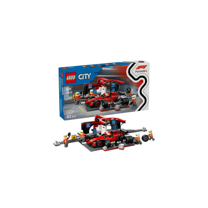LEGO Pitstop E Meccanici Con Monoposto Ferrari F1® - 60443
