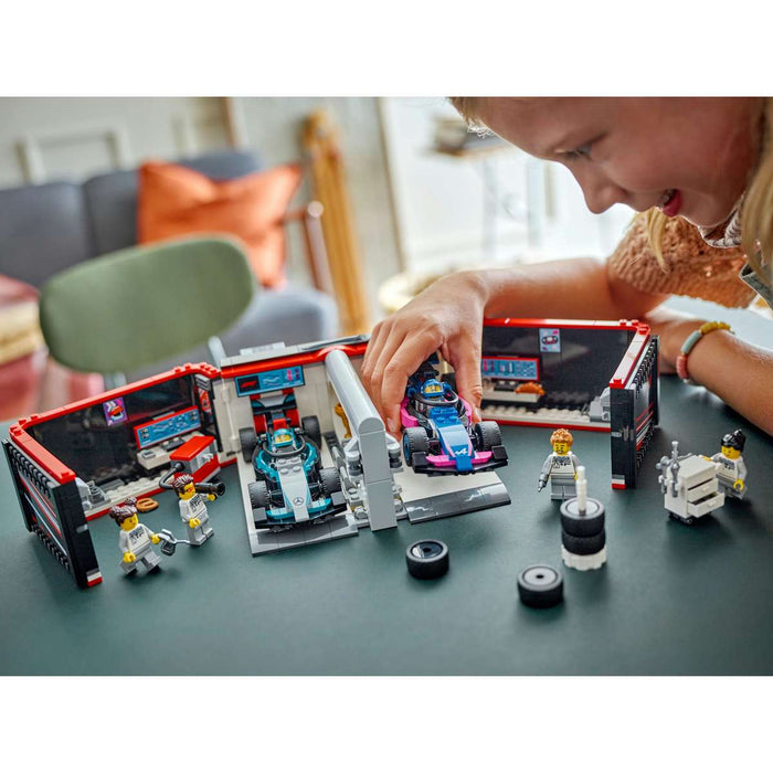 LEGO Garage Con Monoposto Mercedes-Amg E Alpine F1® - 60444