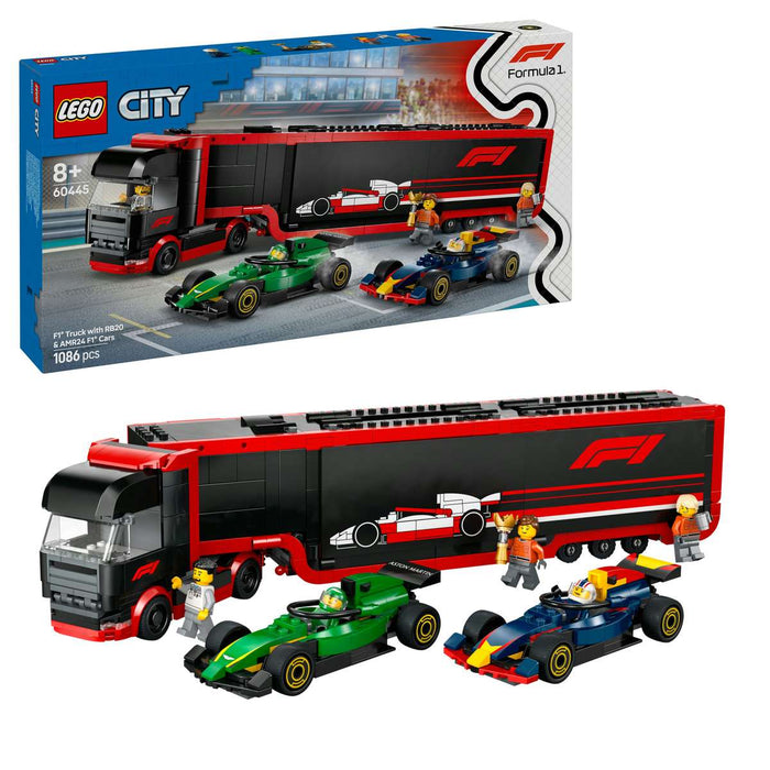 LEGO Autotrasportatore F1® Con Monoposto Rb20 E Amr24 F1® - 60445