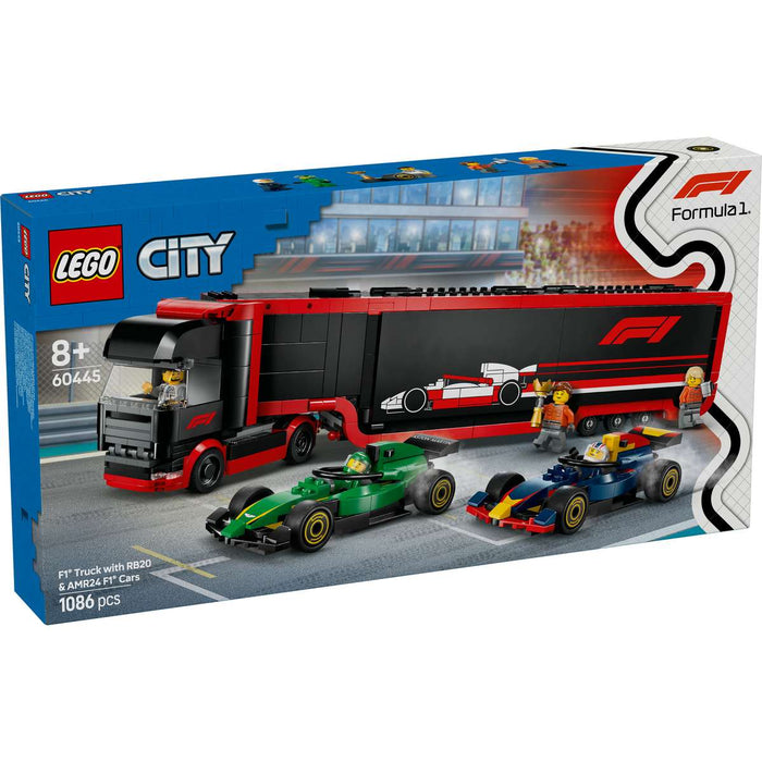 LEGO Autotrasportatore F1® Con Monoposto Rb20 E Amr24 F1® - 60445
