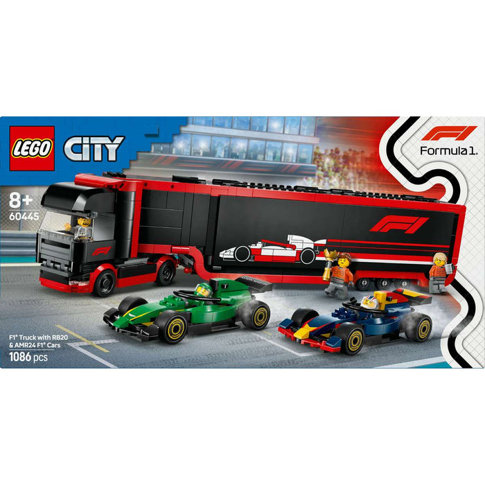 LEGO Autotrasportatore F1® Con Monoposto Rb20 E Amr24 F1® - 60445