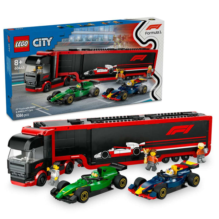 LEGO Autotrasportatore F1® Con Monoposto Rb20 E Amr24 F1® - 60445