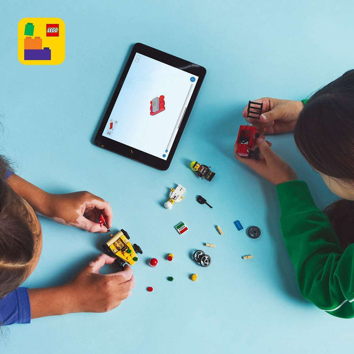 LEGO Pack Veicoli Corsa Pizzaiolo Vs Pompiere - 60458