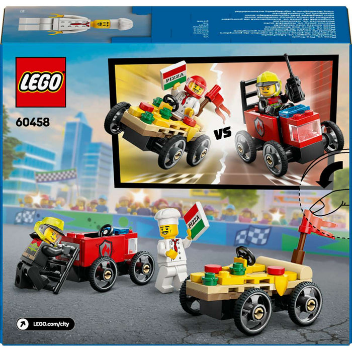 LEGO Pack Veicoli Corsa Pizzaiolo Vs Pompiere - 60458