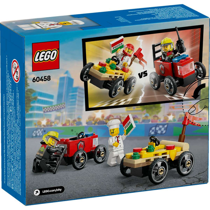 LEGO Pack Veicoli Corsa Pizzaiolo Vs Pompiere - 60458