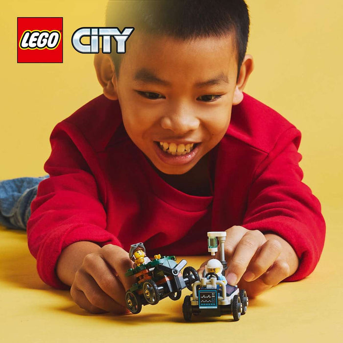LEGO Pack Veicoli Da Corsa Aereo Contro Letto D' Ospedale - 60459