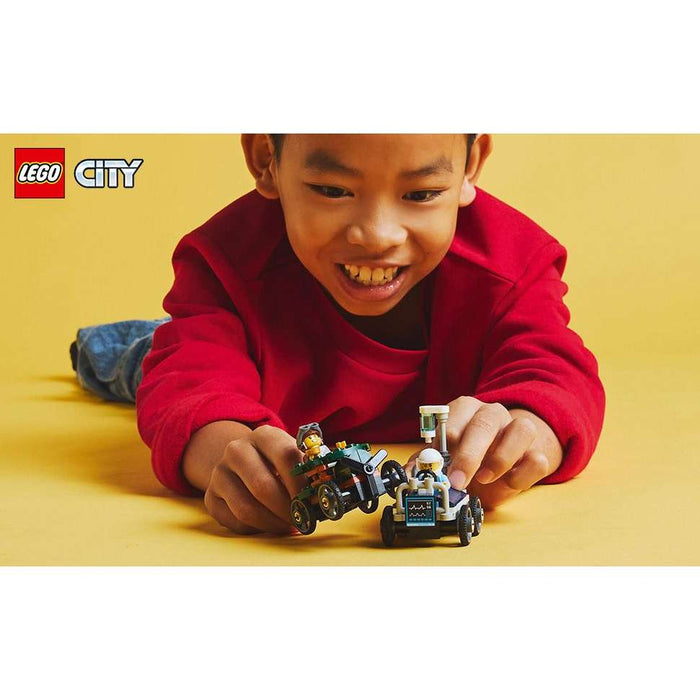 LEGO Pack Veicoli Da Corsa Aereo Contro Letto D' Ospedale - 60459