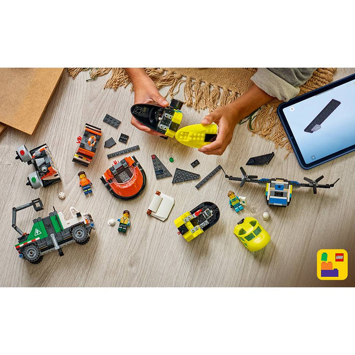 LEGO Remix Aereo Camion Di Servizio E Hovercraft - 60505