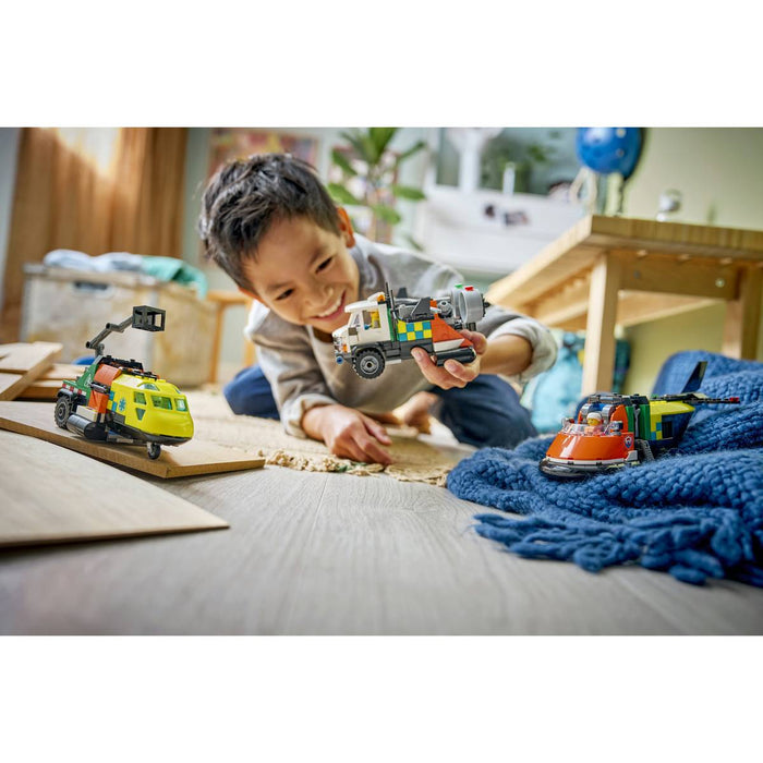 LEGO Remix Aereo Camion Di Servizio E Hovercraft - 60505