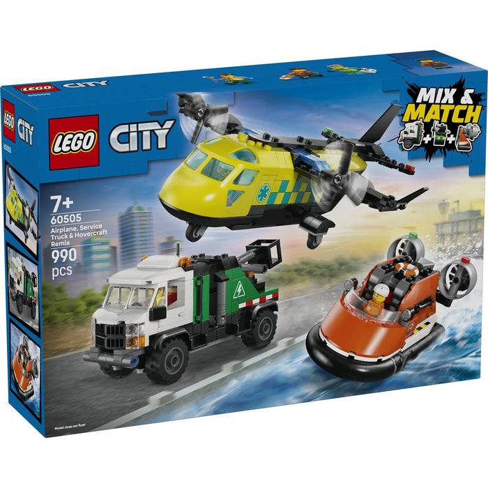 LEGO Remix Aereo Camion Di Servizio E Hovercraft - 60505