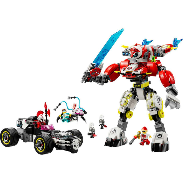 LEGO Mech Tigre Di Cooper E Bolide Di Zero - 71497