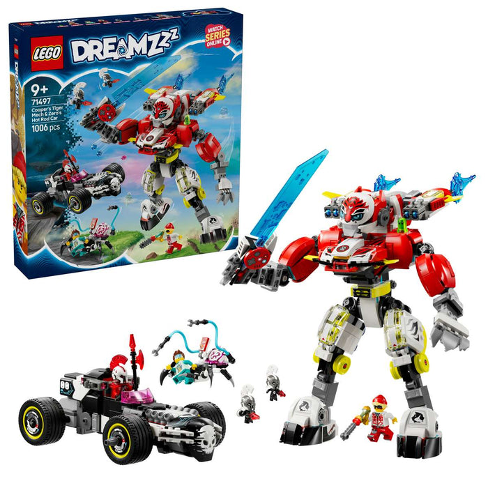 LEGO Mech Tigre Di Cooper E Bolide Di Zero - 71497