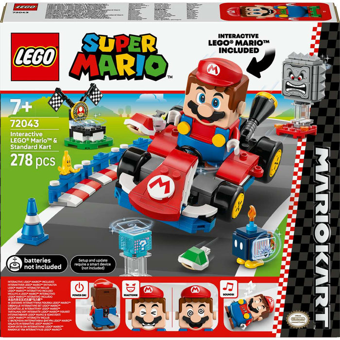 LEGO Mario Kart™ Mario Interattivo E Kart Standard - 72043