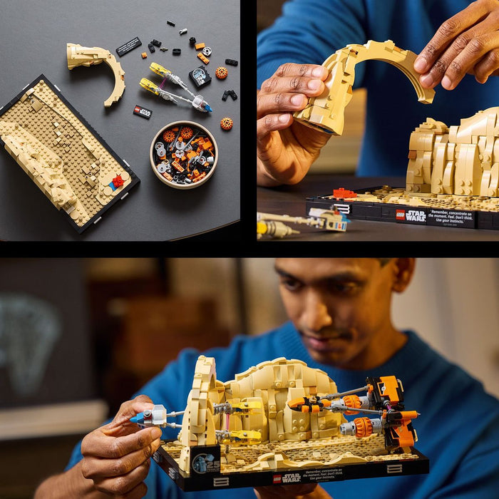 LEGO Diorama Gara Degli Sgusci Su Mos Espa - 75380