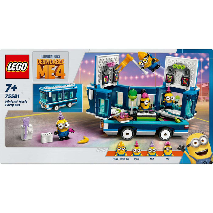 LEGO Il Party Bus Musicale Dei Minions - 75581