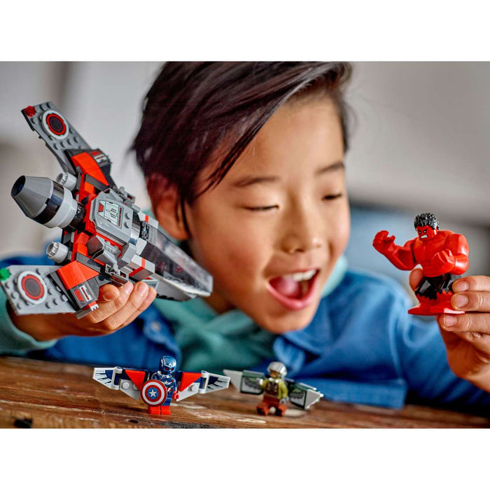 LEGO Battaglia Captain America Vs Hulk Rosso - 76292