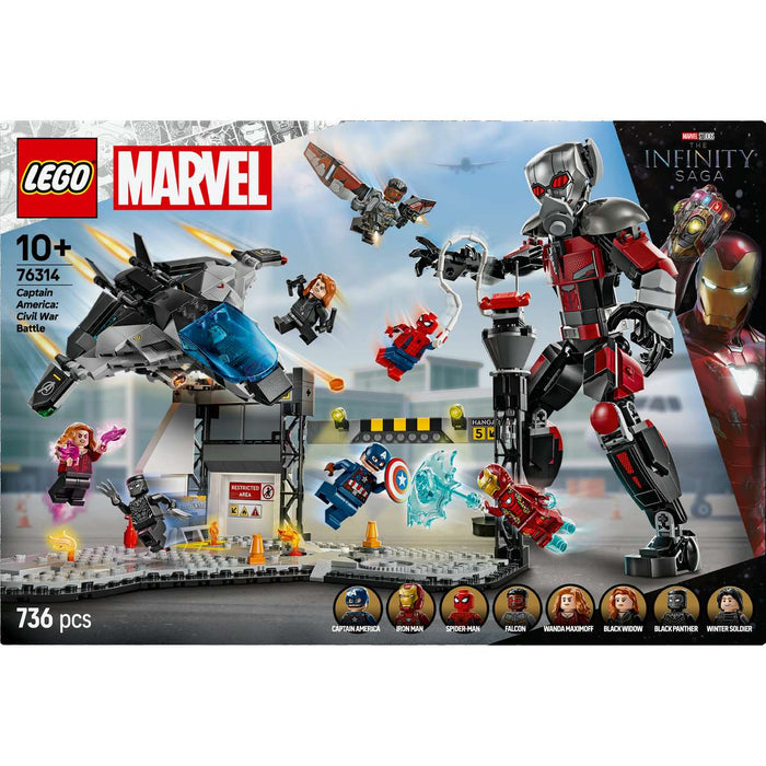 LEGO Azione Di Battaglia Captain America Civil War - 76314