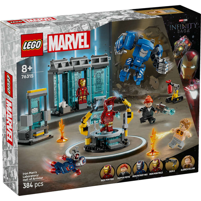 Lego 76125 Lego Iron Man Armature Hall Of Armor Iron Man