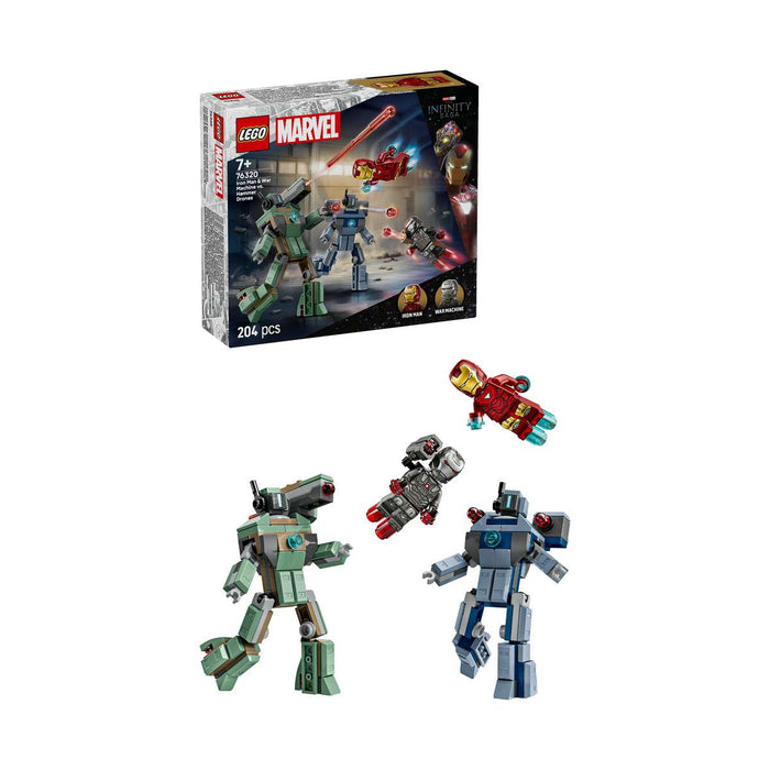 LEGO Iron Man E War Machine Contro I Droni Di Hammer - 76320