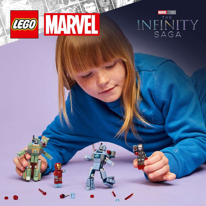 LEGO Iron Man E War Machine Contro I Droni Di Hammer - 76320