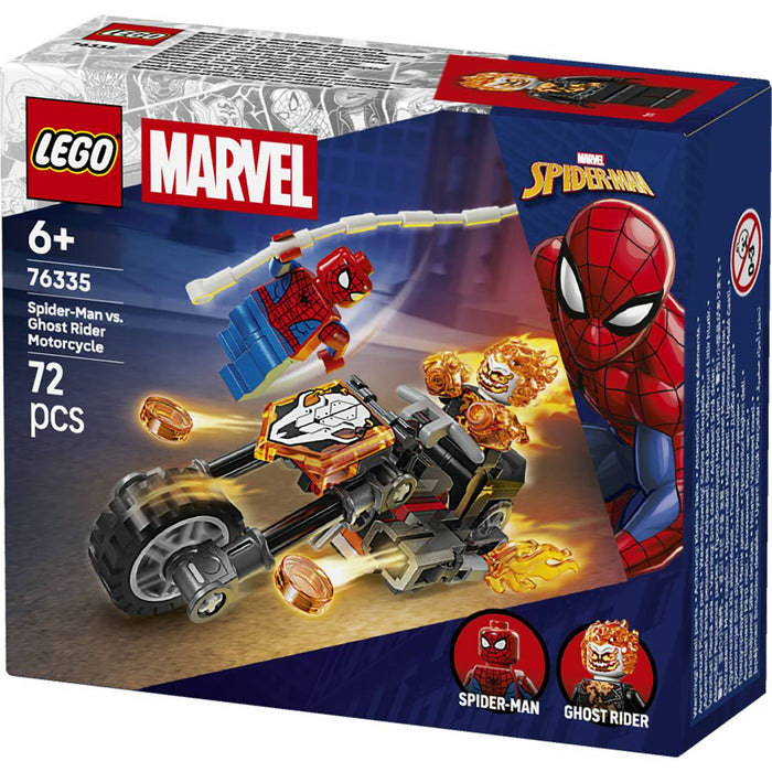 LEGO Spider-Man Vs Ghost Rider In Motocicletta - 76335