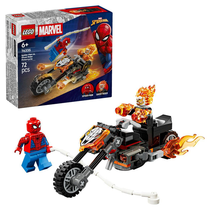 LEGO Spider-Man Vs Ghost Rider In Motocicletta - 76335