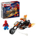 LEGO Spider-Man Vs Ghost Rider In Motocicletta - 76335
