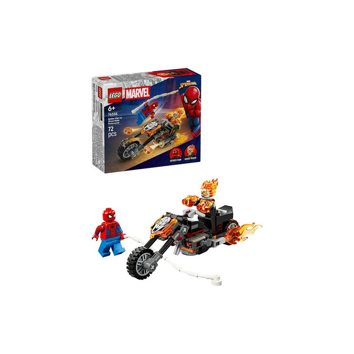 LEGO Spider-Man Vs Ghost Rider In Motocicletta - 76335