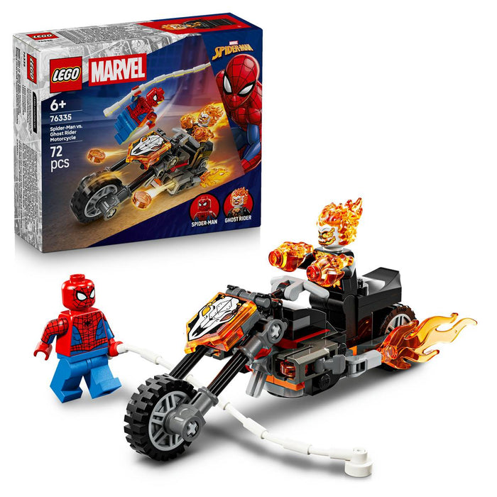 LEGO Spider-Man Vs Ghost Rider In Motocicletta - 76335