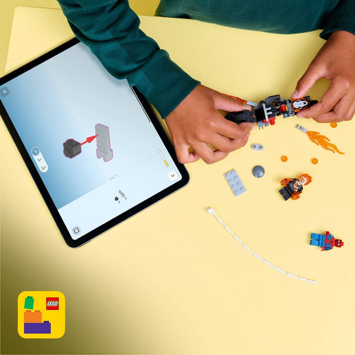 LEGO Spider-Man Vs Ghost Rider In Motocicletta - 76335