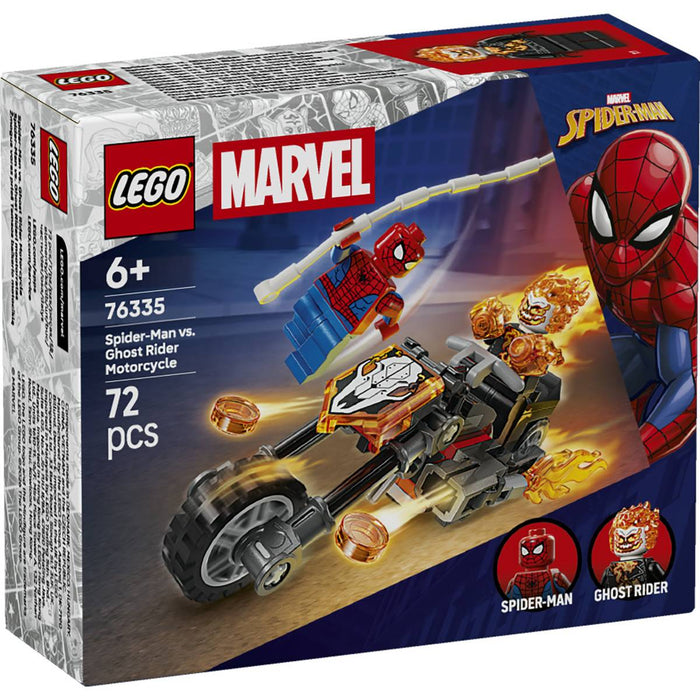 LEGO Spider-Man Vs Ghost Rider In Motocicletta - 76335