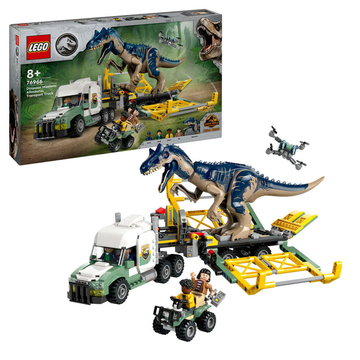 LEGO Missione Dinosauro: Camion Di Trasporto Dell’Allosauro - 76966