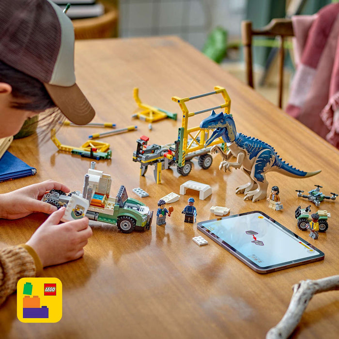 LEGO Missione Dinosauro: Camion Di Trasporto Dell’Allosauro - 76966