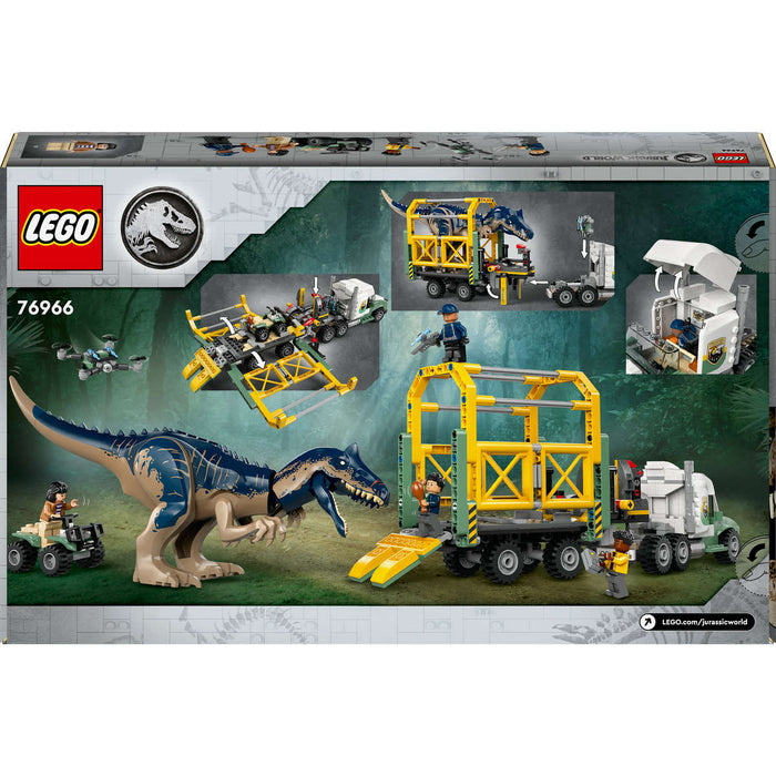 LEGO Missione Dinosauro: Camion Di Trasporto Dell’Allosauro - 76966