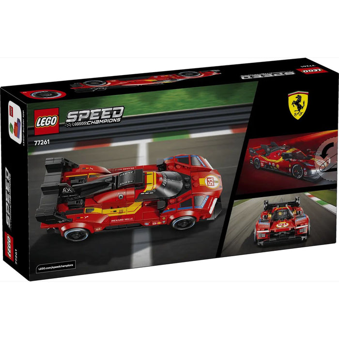 LEGO Ferrari 499P - 77261, Macchina Giocattolo Stem E Minifigure Da Collezione, Regalo Sportivo Per Bambini 9+