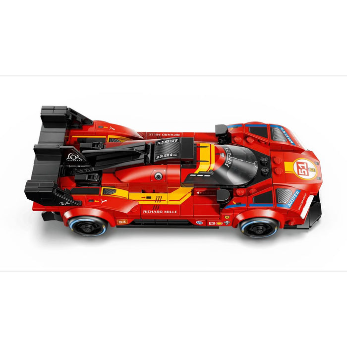 LEGO Ferrari 499P - 77261, Macchina Giocattolo Stem E Minifigure Da Collezione, Regalo Sportivo Per Bambini 9+