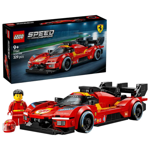 LEGO Ferrari 499P - 77261, Macchina Giocattolo Stem E Minifigure Da Collezione, Regalo Sportivo Per Bambini 9+