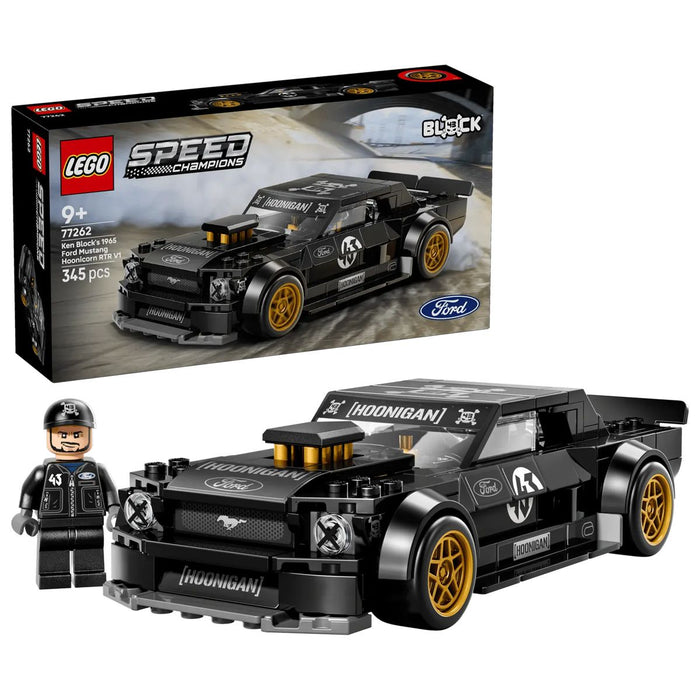 LEGO Ford Mustang ‘65 Hoonicorn V1 Di Ken Block - 77262, Macchina Giocattolo Con Minifigure, Regalo Bambini 9+