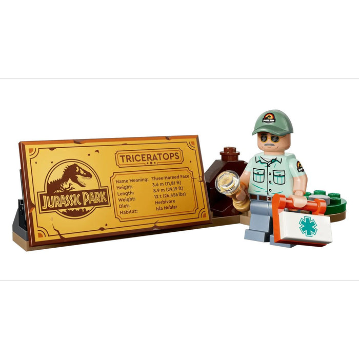 LEGO Fossili Di Dinosauro: Triceratopo - 77985, Kit Modellismo Per Adulti Con Minifigure, Idea Regalo Per Fan