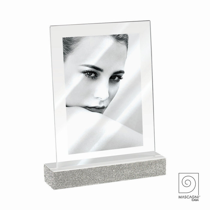 MASCAGNI Portafoto 13X18 Cm Con Base Strass
