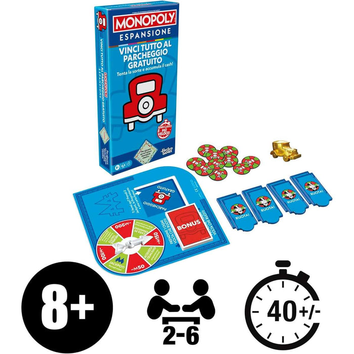 HASBRO Espansione Monopoly Vinci Tutto Al Parcheggio Gratuito - G0718103