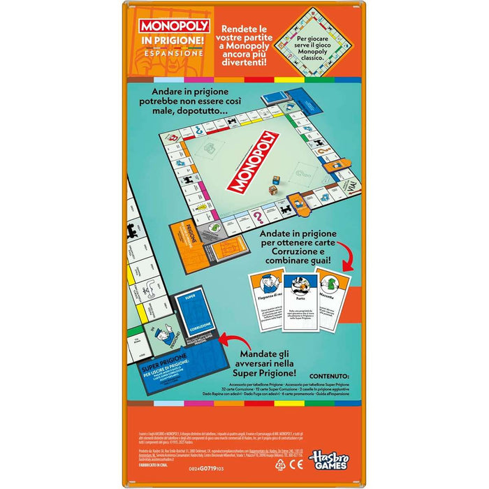 HASBRO Espansione Monopoly In Prigione - G0719103